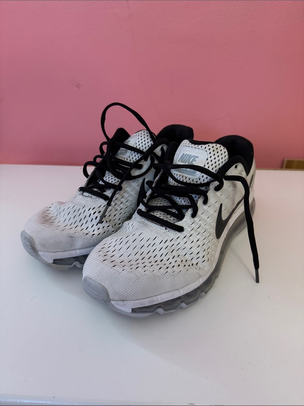 Nike Air Max Black and White Sneakers